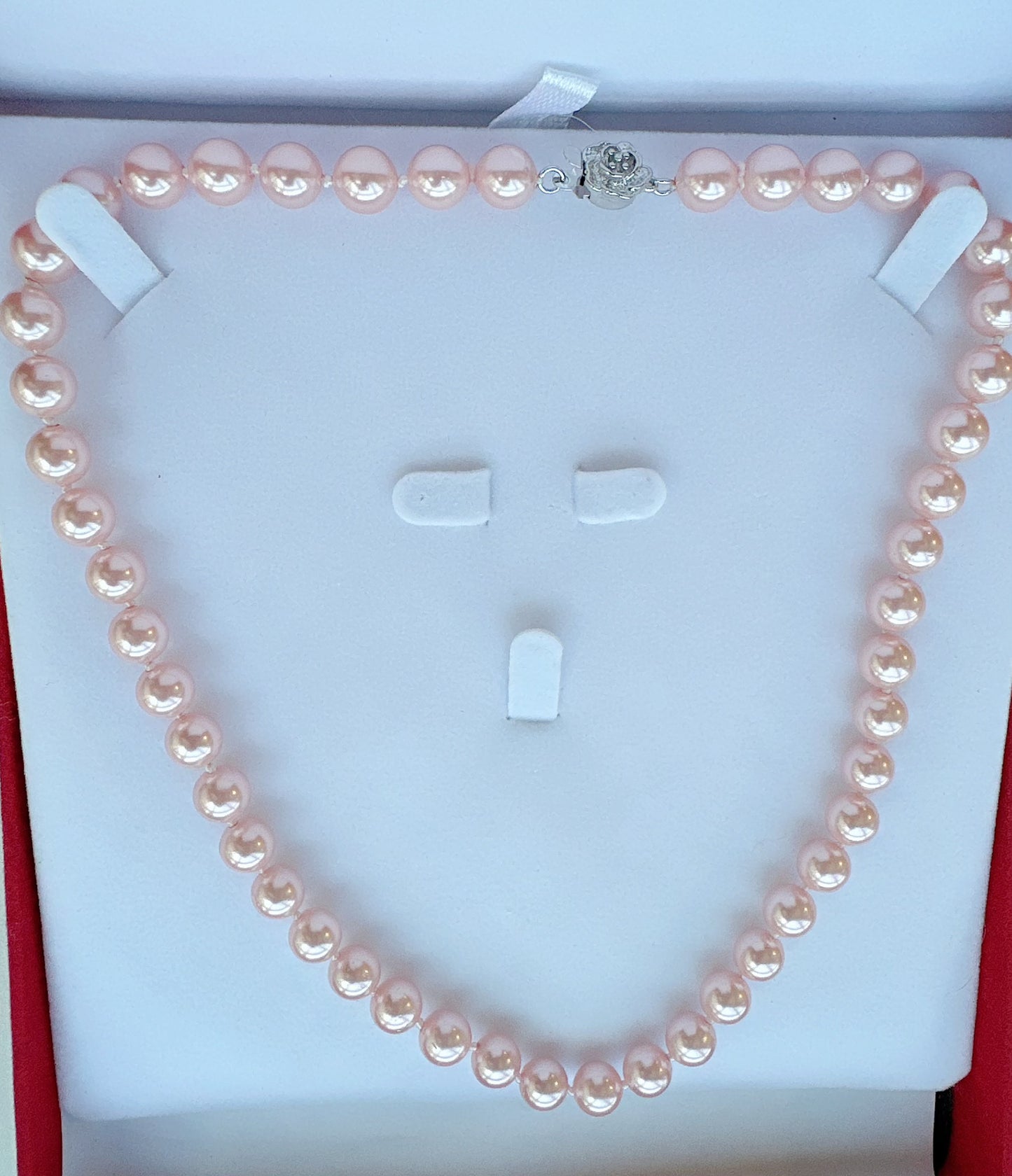 8mm Mother of Pearl Necklace - jptreasureschest