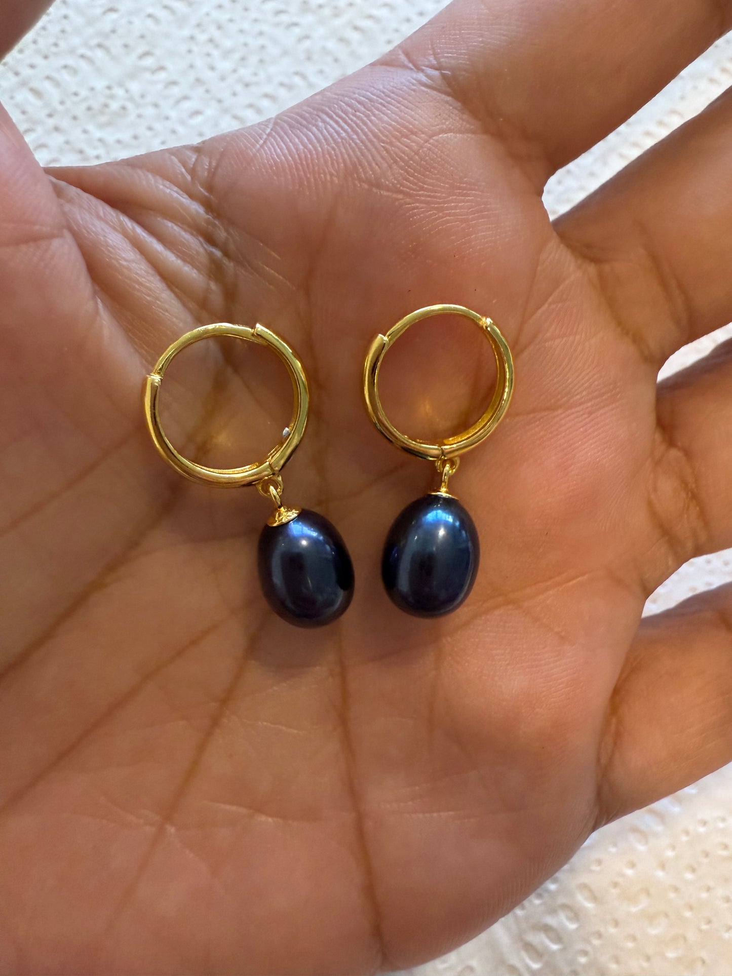 8-9mm Hoop Earrings - jptreasureschest