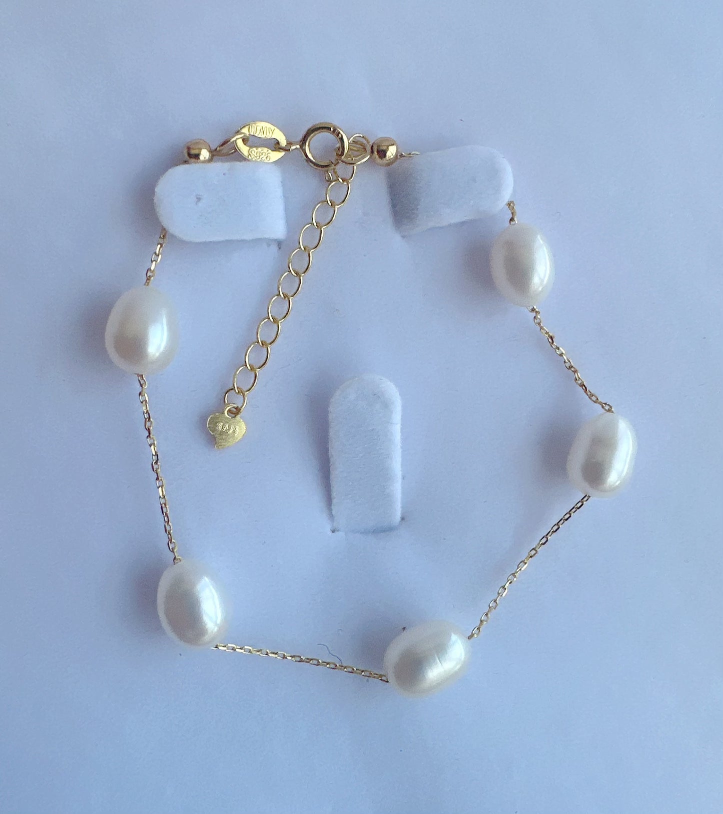 Classic minimalist freshwater pearl bracelet - jptreasureschest