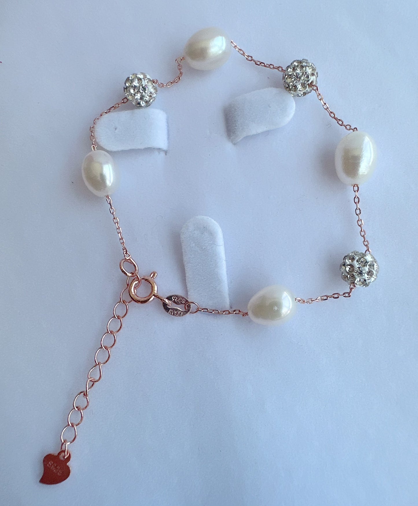 Minimalist Sterling Silver Bracelet with Cubic Zirconia - jptreasureschest