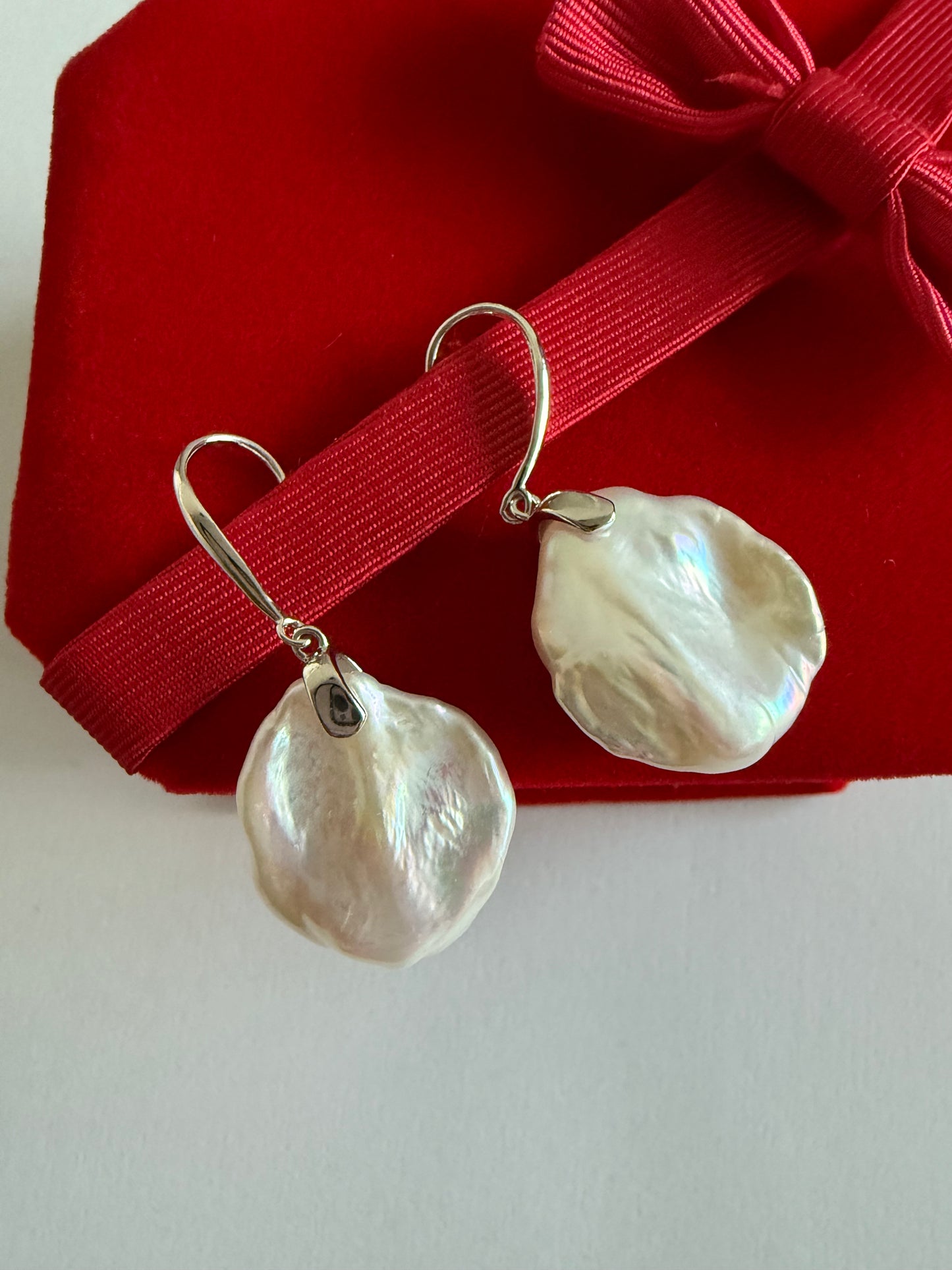 Keshi Freshwater Pearl Earrings - jptreasureschest