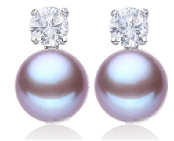8-9mm Freshwater Pearl AAA Button Stud Earrings 925 Sterling Silver - jptreasureschest