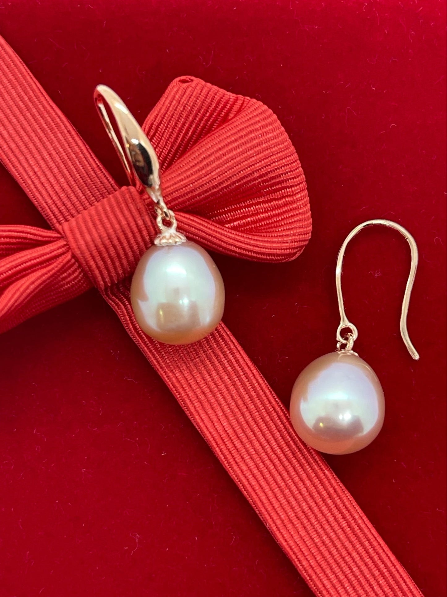 9-10mm Freshwater Pearl Earrings - jptreasureschest