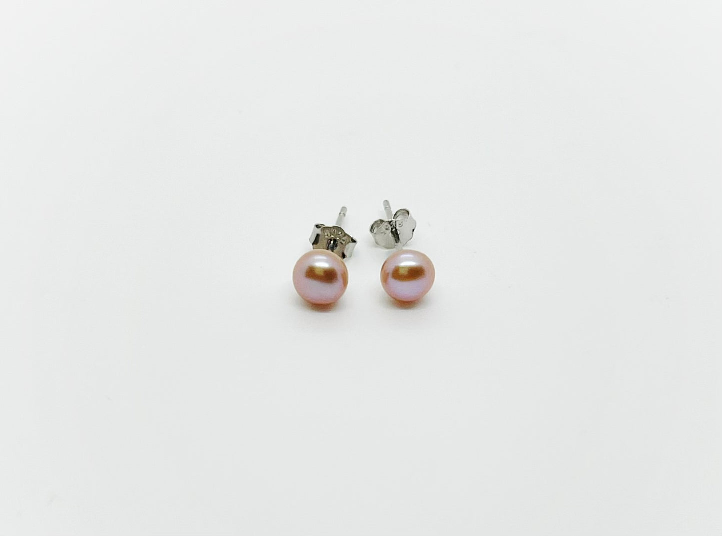 4mm size Freshwater Pearl Stud Earrings - jptreasureschest