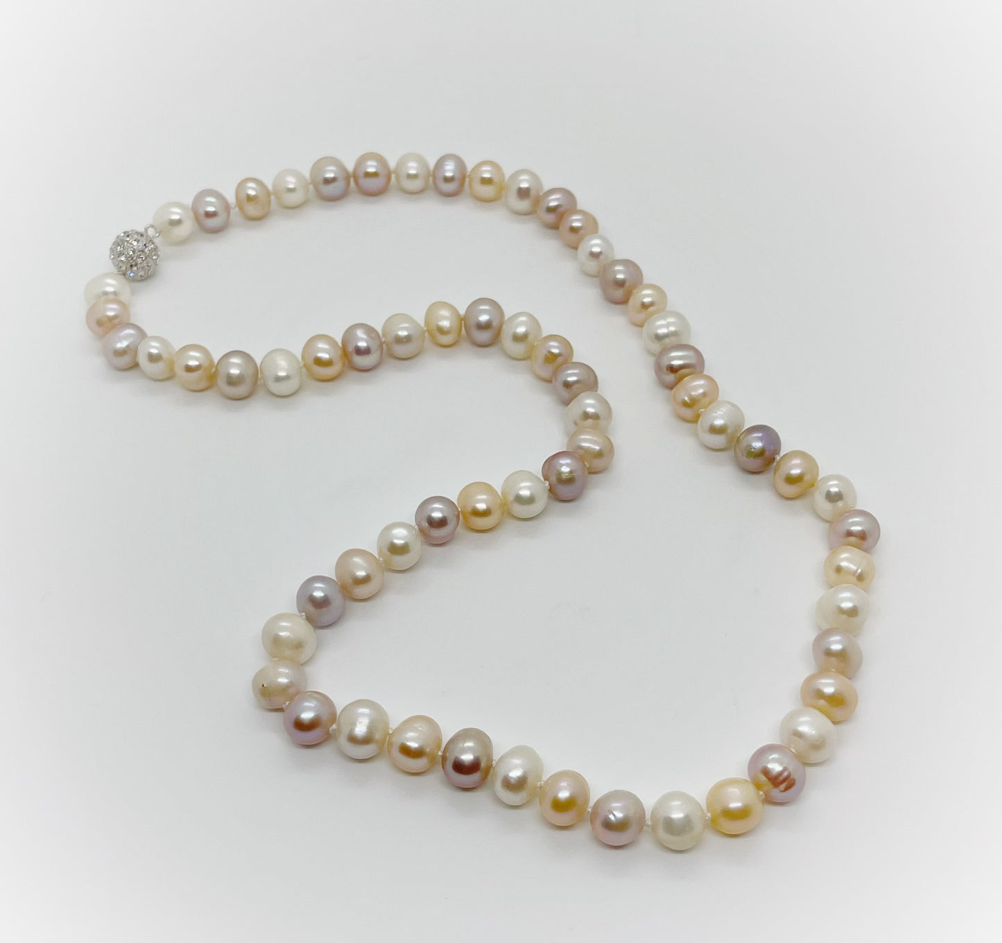 24.4 inches long Freshwater Pearl Necklace - jptreasureschest