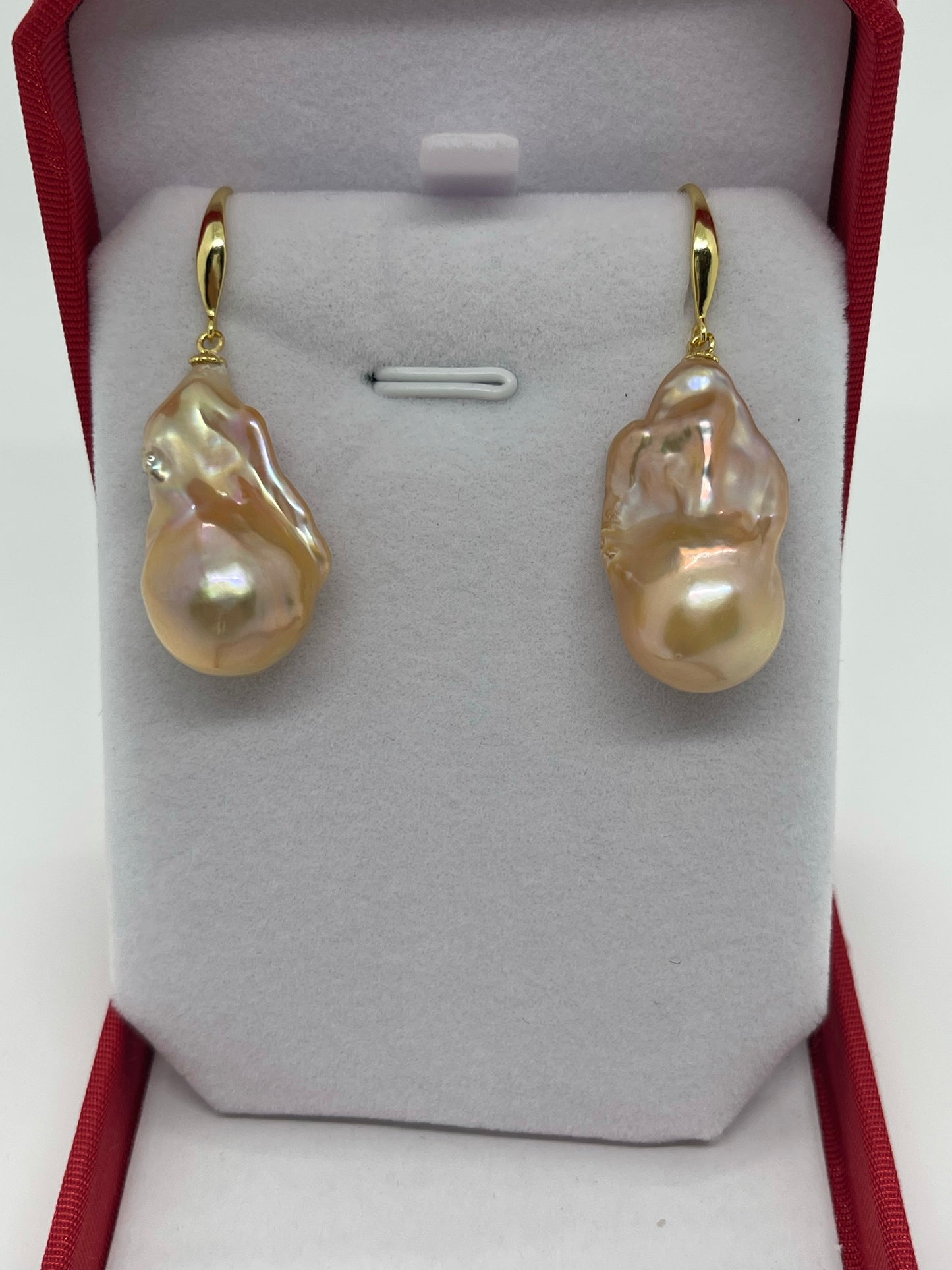 14-16mm AA+ Baroque Freshwater Pearl Earrings - jptreasureschest