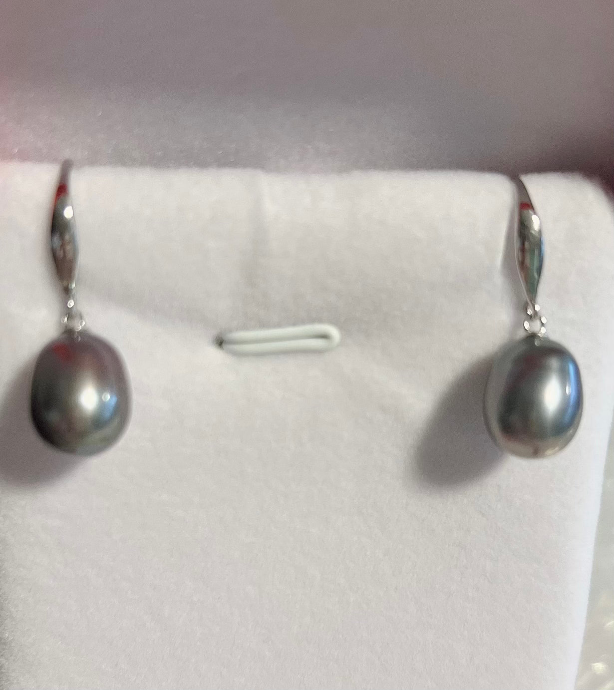 10mm Freshwater Pearl Earrings Drop - jptreasureschest