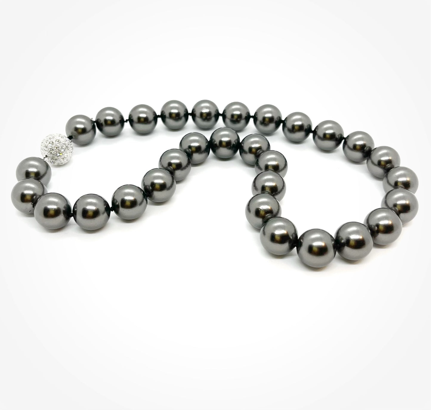 Mother of Pearl 12mm size with Screw Claps - jptreasureschest