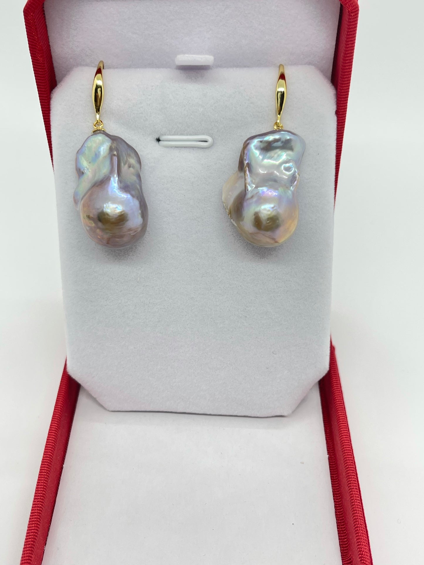 14-16mm AA+ Baroque Freshwater Pearl Earrings - jptreasureschest