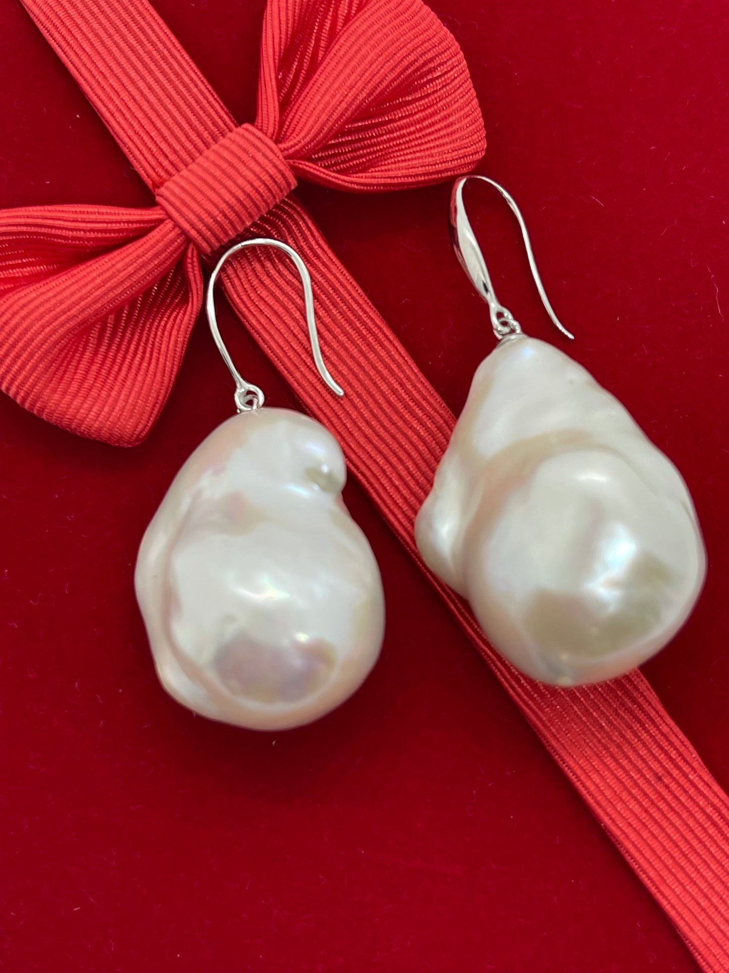 14-16mm AA+ Baroque Freshwater Pearl Earrings - jptreasureschest