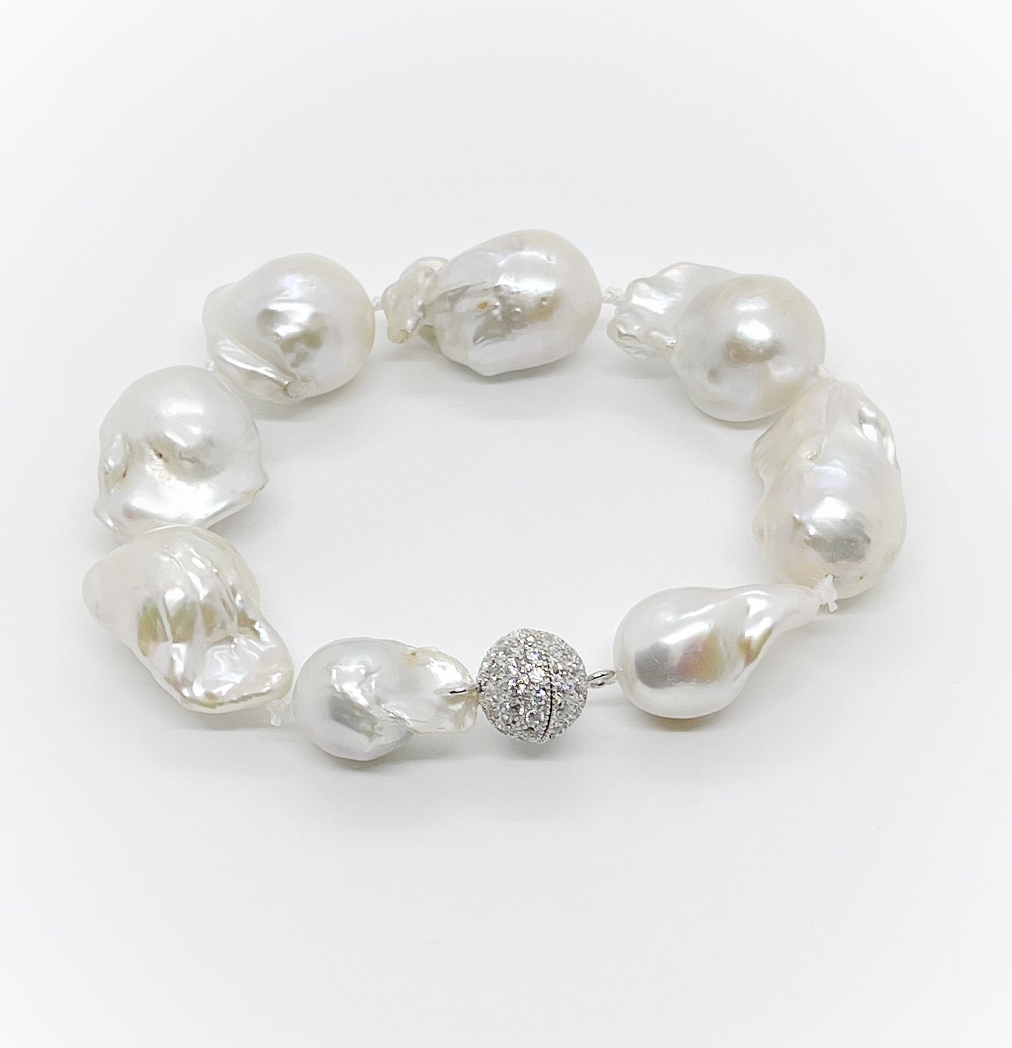 Baroque Freshwater Pearl Bracelet - jptreasureschest
