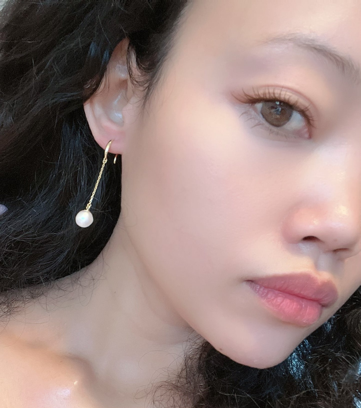 Dangling Freshwater Pearl Earrings - jptreasureschest