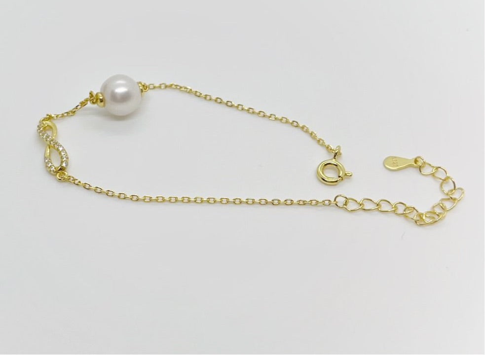 Minimalist Freshwater Pearl Bracelet - jptreasureschest