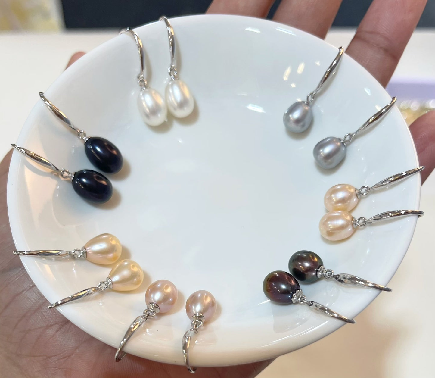 Freshwater Pearl Earrings - jptreasureschest