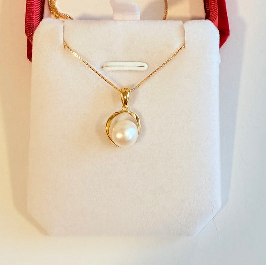 5-7mm Button Shape Pendant - jptreasureschest