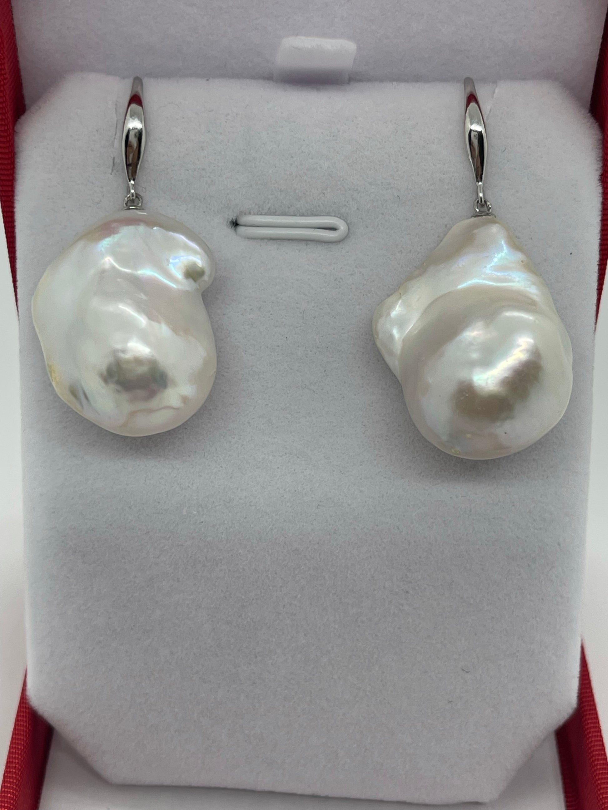 14-16mm AA+ Baroque Freshwater Pearl Earrings - jptreasureschest