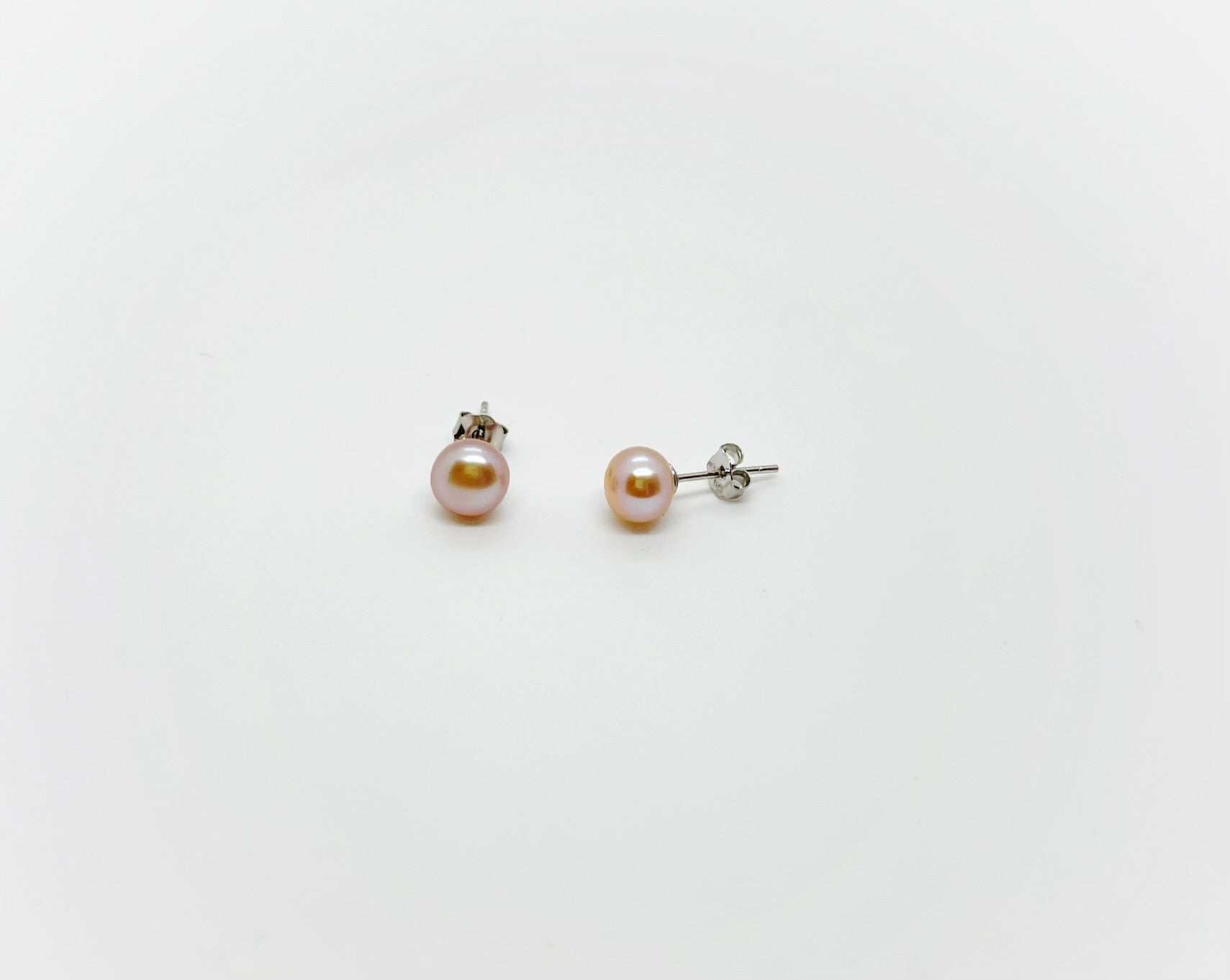 4mm size Freshwater Pearl Stud Earrings - jptreasureschest