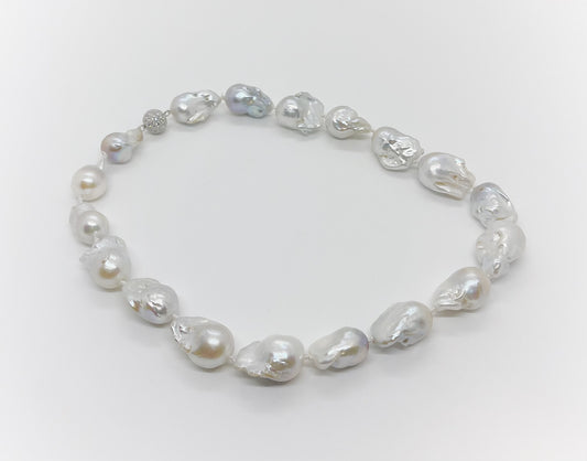 15-20mm Baroque Freshwater Necklace - jptreasureschest