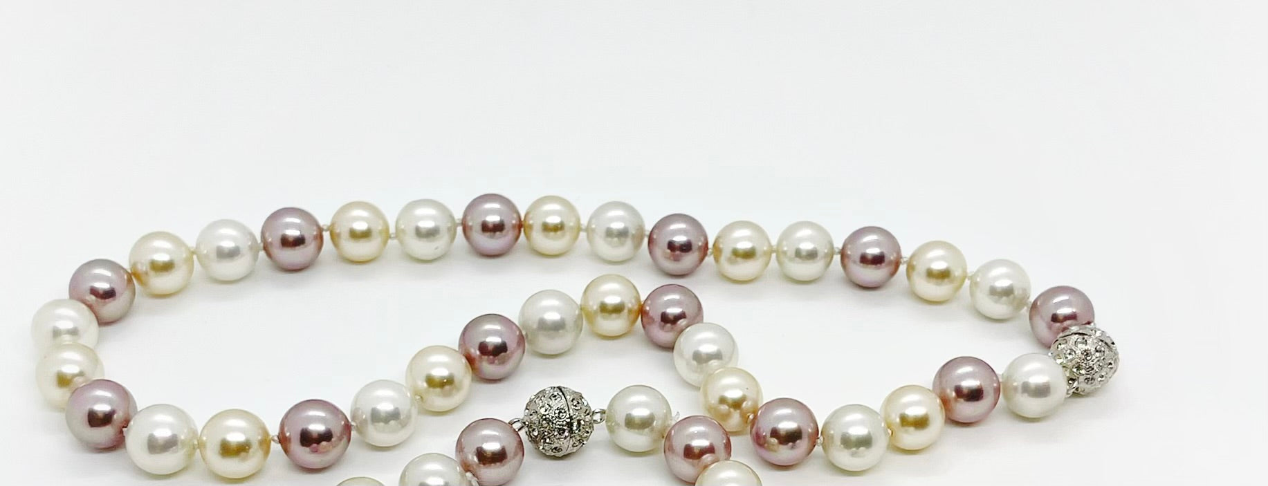 Mother of Pearl 12mm size with Screw Claps - jptreasureschest