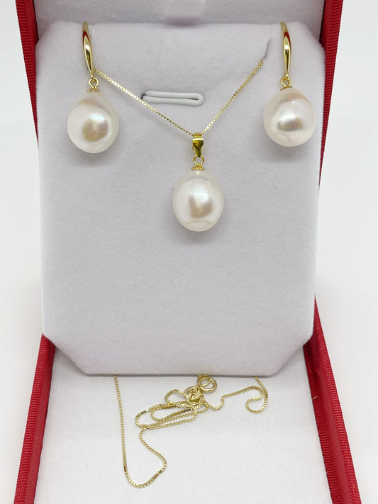 10-13mm Baroque Freshwater Pearl - jptreasureschest